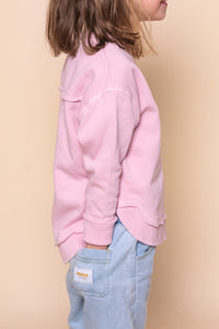 Kids Simplified Crew in Pink - Foxwood