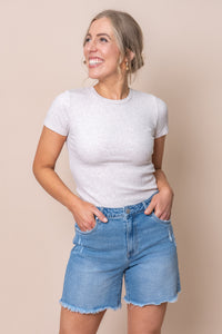 Bella Tee in Oatmeal - Silent Theory