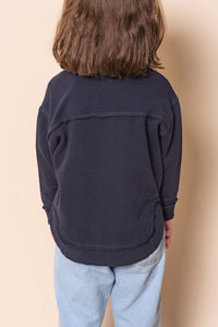 Kids Simplified Crew in Navy - Foxwood