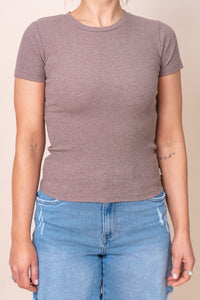 Bella Tee in Brown - Silent Theory