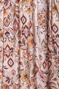 Diane Midi Dress in Mocha Multi