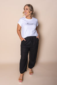 Jin Slouch Pants in Black