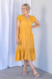 Genie Dress in Marigold