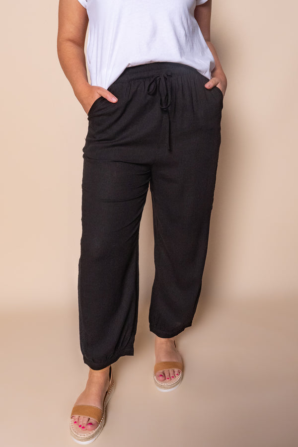 Jin Slouch Pants in Black
