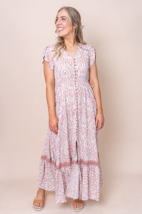 Iyla Dress in Dusty Pink