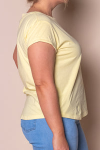 Signature Tee in Lemon - Foxwood
