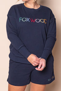 Simplified Confetti Crew in Navy - Foxwood
