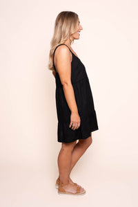Soleil Mini Dress in Black - All About Eve