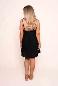 Soleil Mini Dress in Black - All About Eve