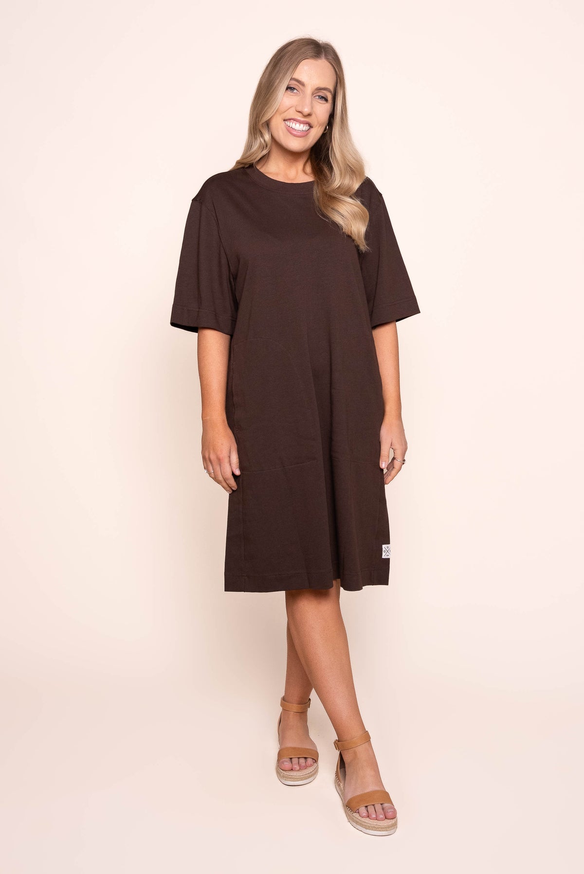 Mish Dress in Coffee - Elm