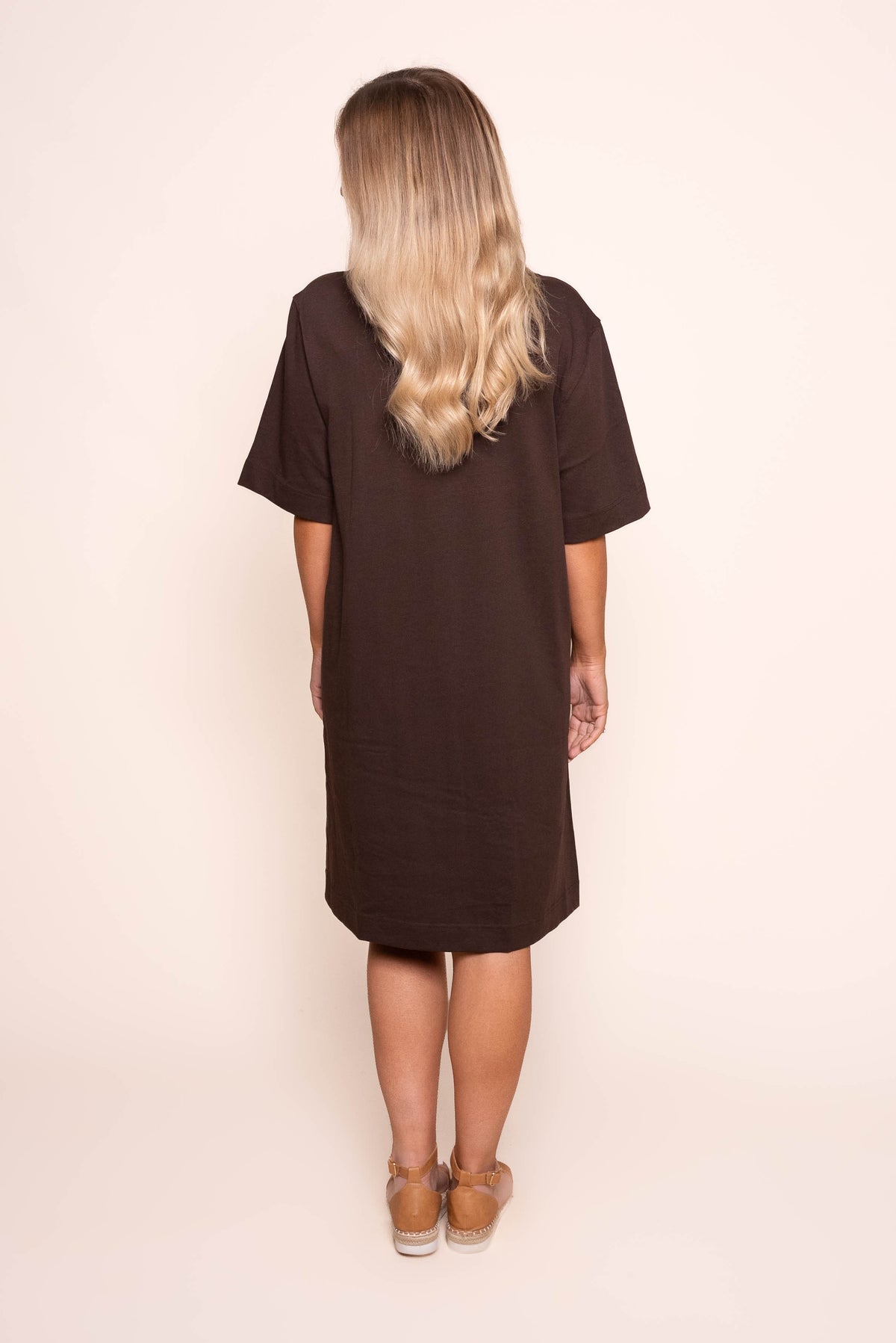 Mish Dress in Coffee - Elm