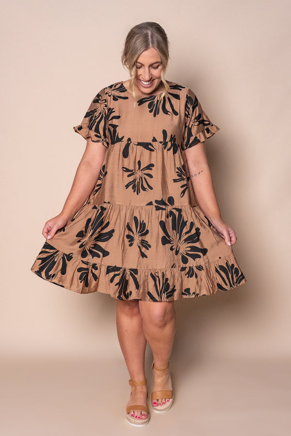 Haley Dress in Toffee