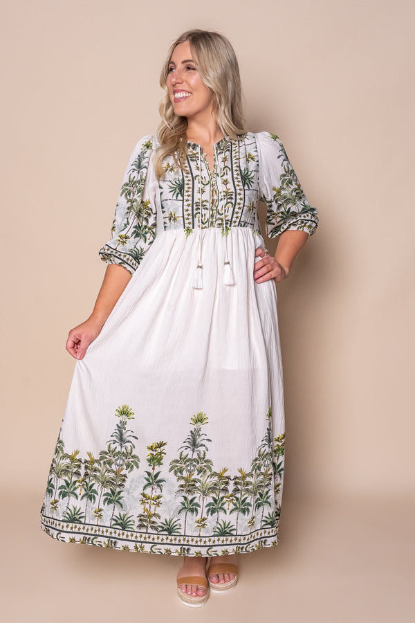 Jaelyn Maxi Dress in Ivory