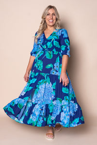 Feodora Maxi Dress in Navy