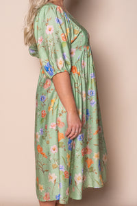 Anna Midi Dress in Sage
