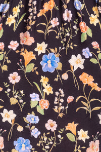 Anna Midi Dress in Black