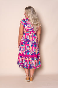 Alexa Midi Dress in Pink