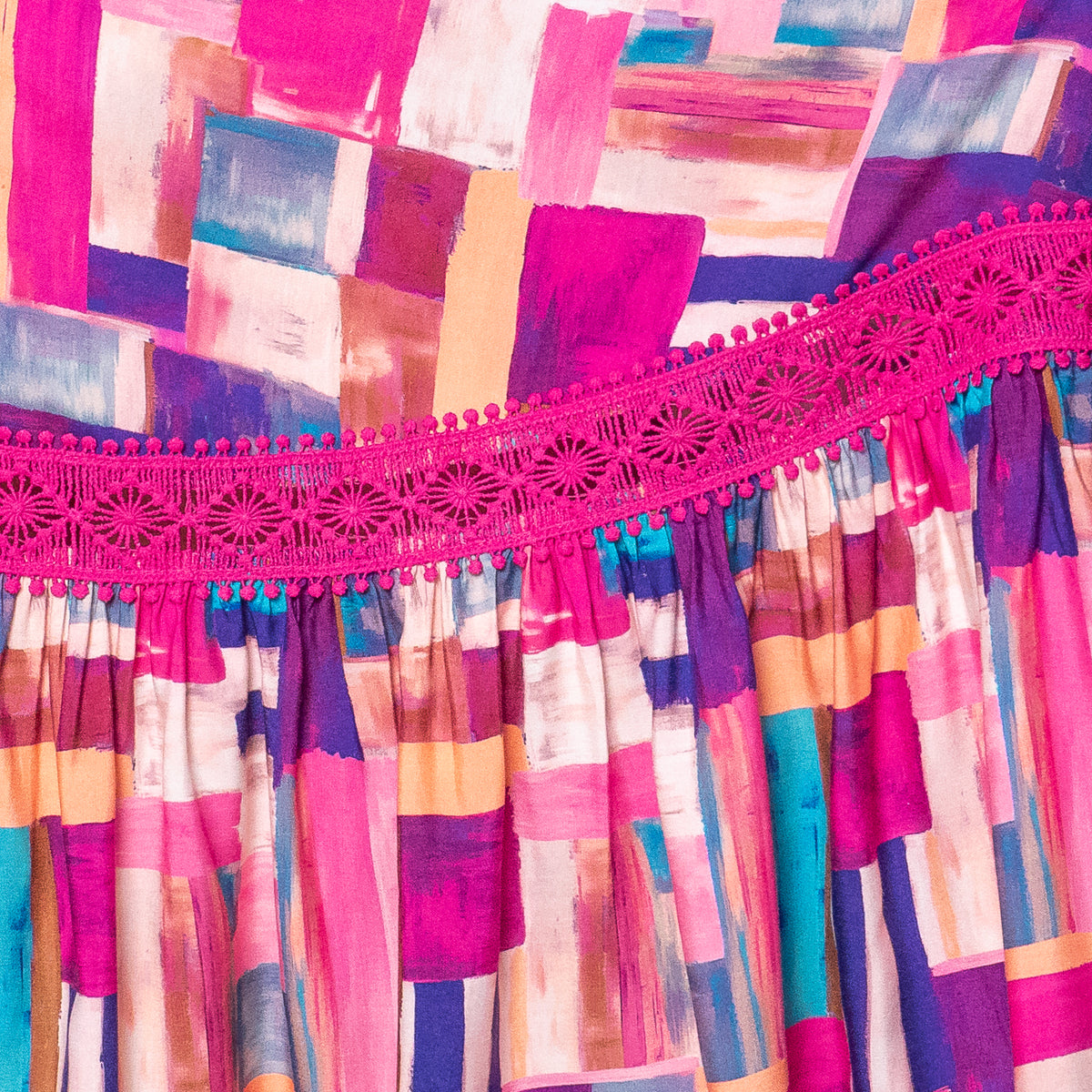 Alexa Midi Dress in Pink