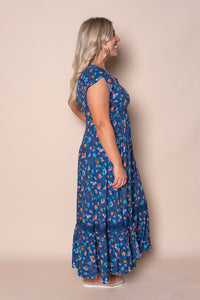 Floriana Maxi Dress in Royal Blue