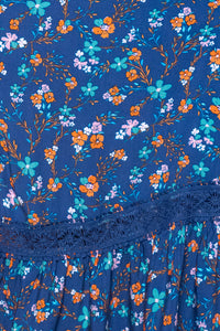 Floriana Maxi Dress in Royal Blue