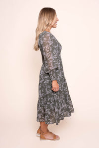 Scout Midi Dress in Dark Green