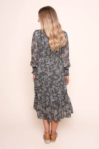 Scout Midi Dress in Dark Green