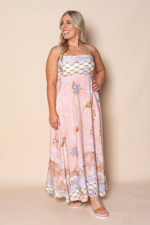 Sativa Maxi Dress in Pink
