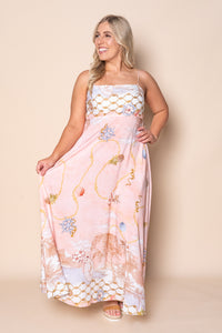 Sativa Maxi Dress in Pink