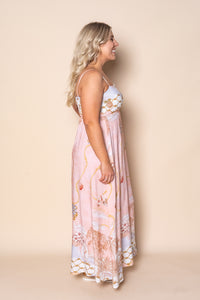 Sativa Maxi Dress in Pink
