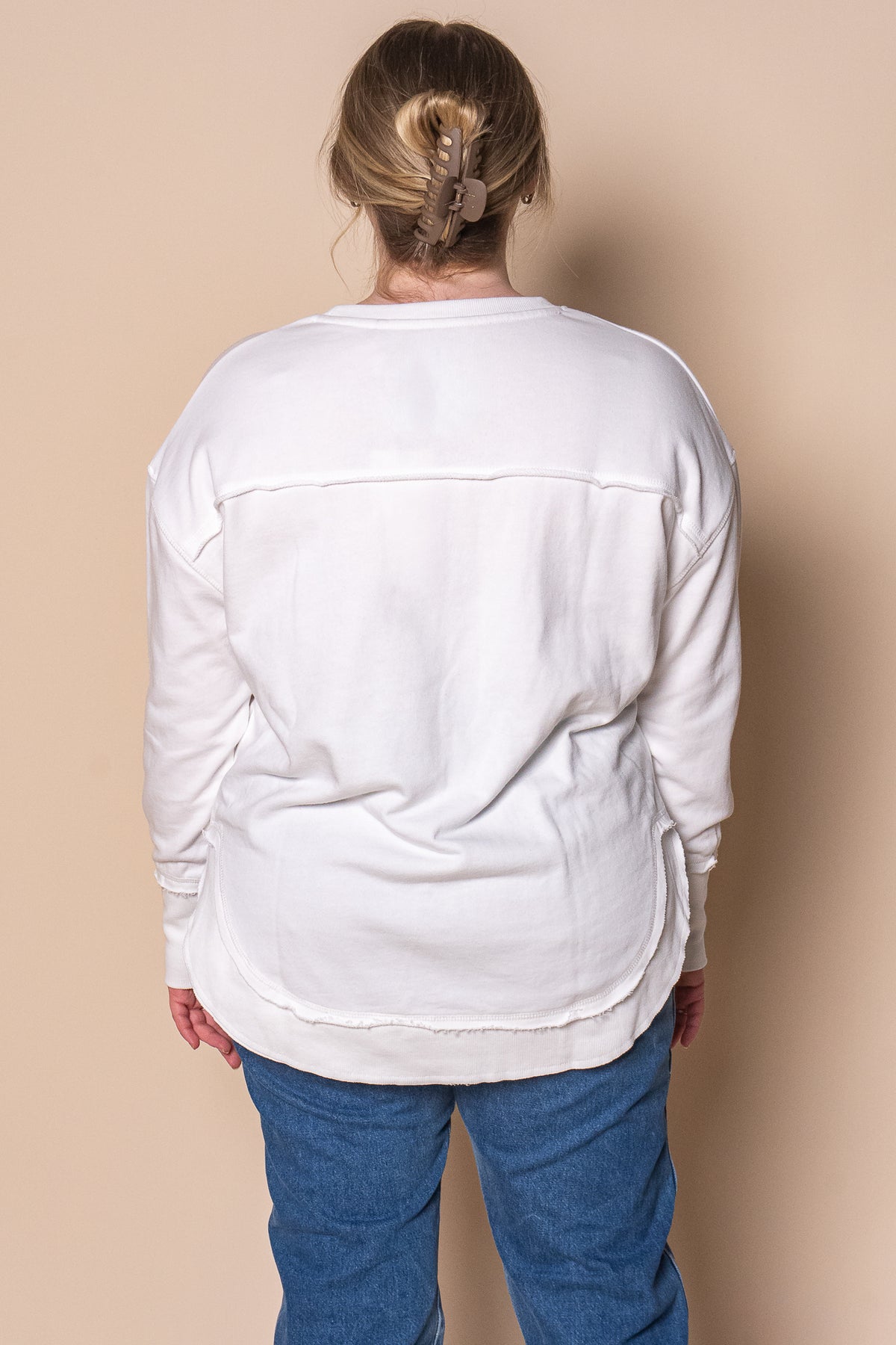 Simplified Confetti Crew in Vintage White - Foxwood