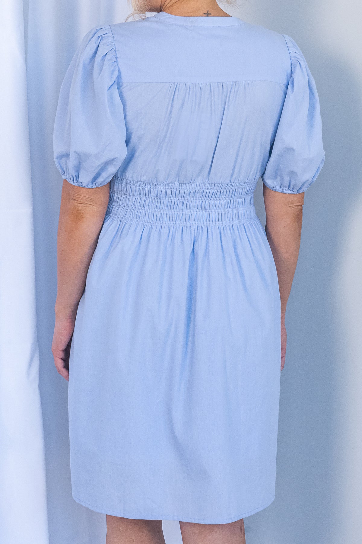 Zara Dress in Pale Periwinkle