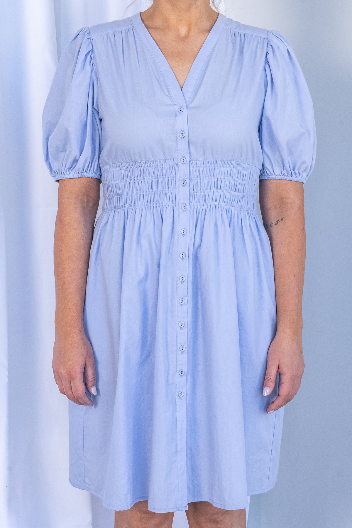 Zara Dress in Pale Periwinkle