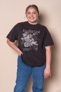 Silverton Relaxed Tee in Washed Black - All About Eve