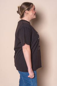 Silverton Relaxed Tee in Washed Black - All About Eve