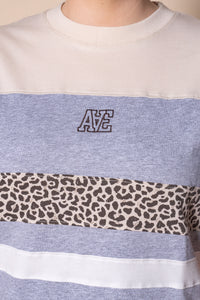 Athletica Panel Box Tee in Grey Marle - All About Eve