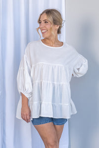 Percy Top in White