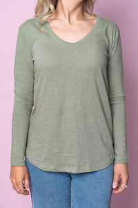 Marvellous L/S Top in Khaki - Silent Theory