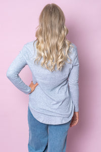 Marvellous L/S Top in Grey Marle - Silent Theory