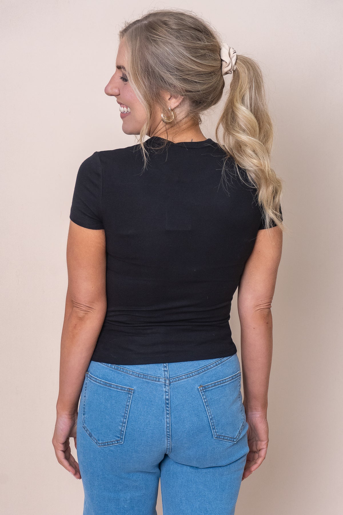 Eve Everyday Tee in Black - All About Eve