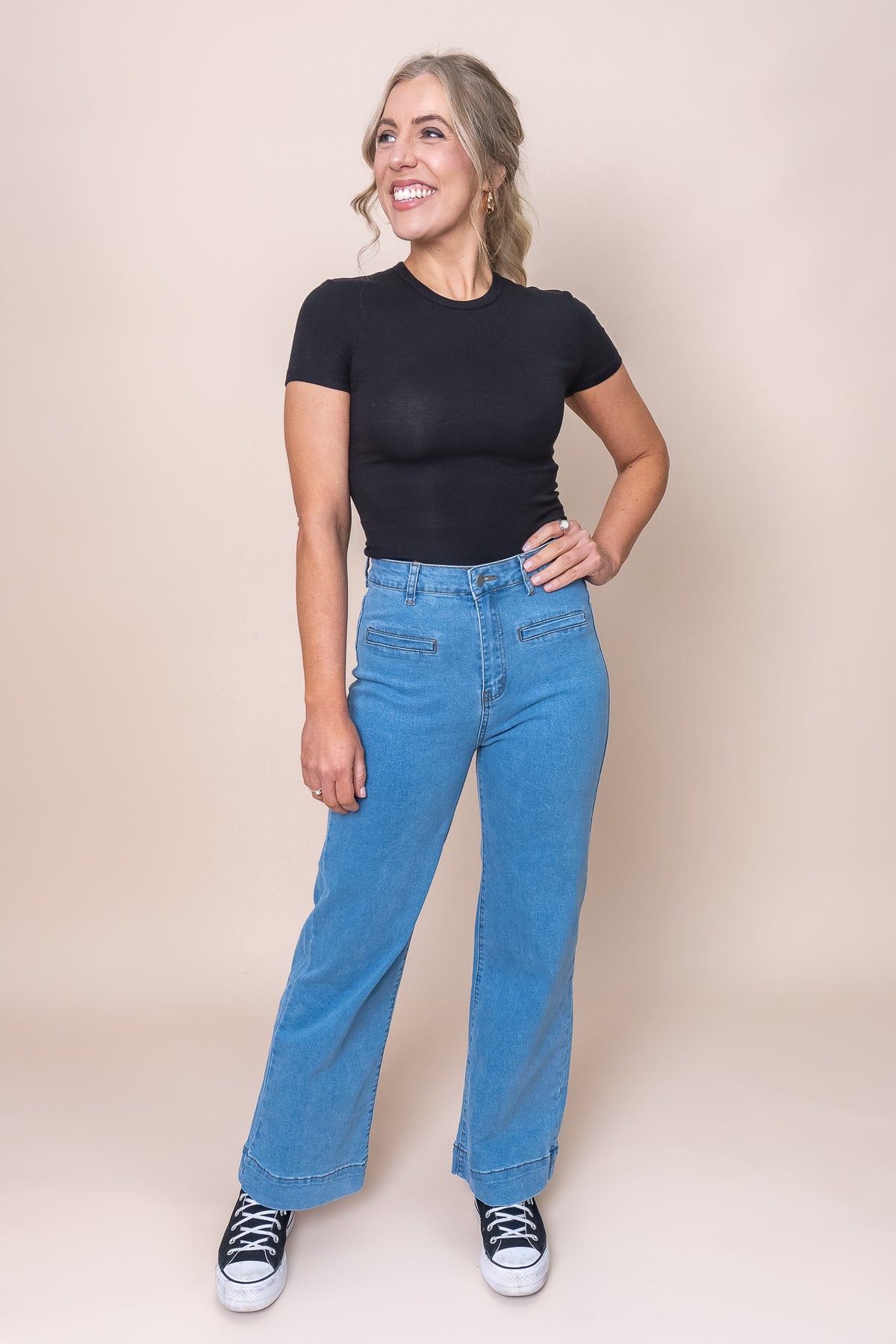 Eve Everyday Tee in Black - All About Eve