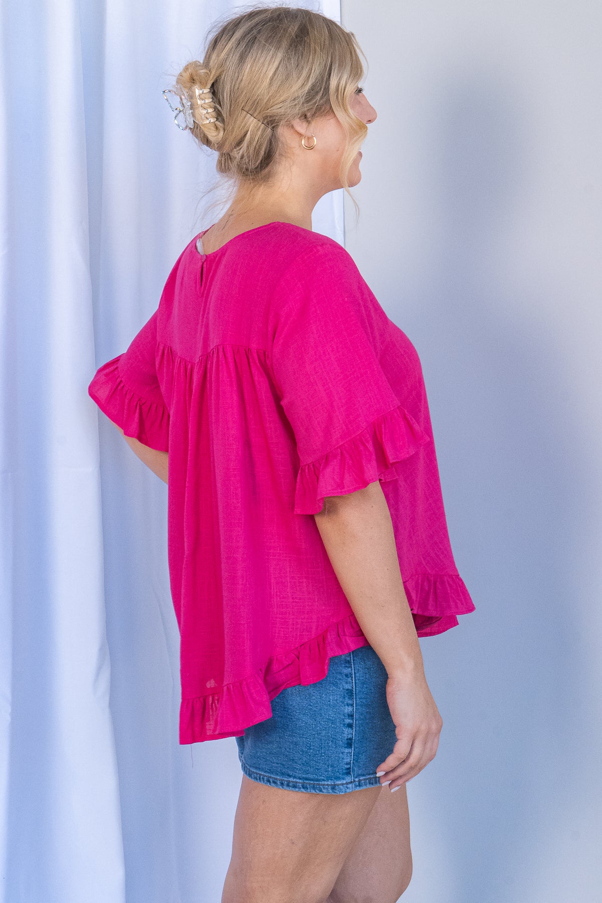 Bo Top in Fuchsia