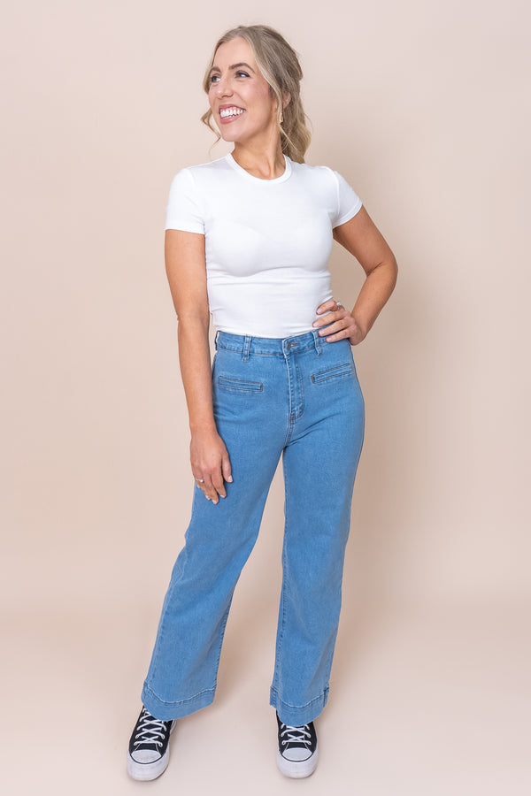 Eve Everyday Tee in Vintage White - All About Eve