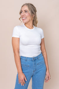 Eve Everyday Tee in Vintage White - All About Eve