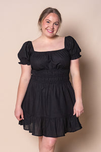 Essential SS Mini Dress in Black - All About Eve