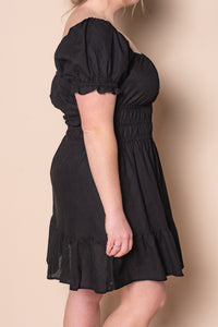 Essential SS Mini Dress in Black - All About Eve