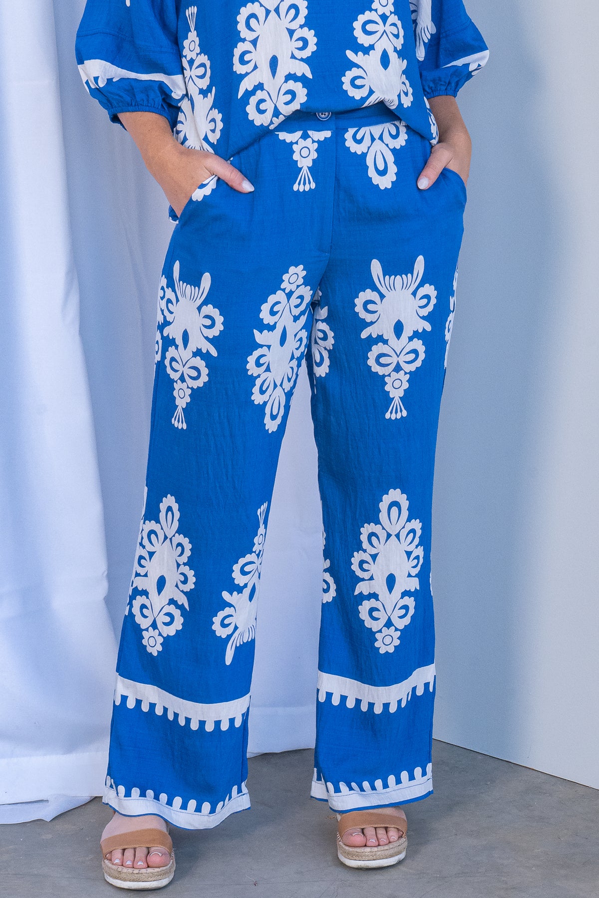 Whitney Pants in Cobalt