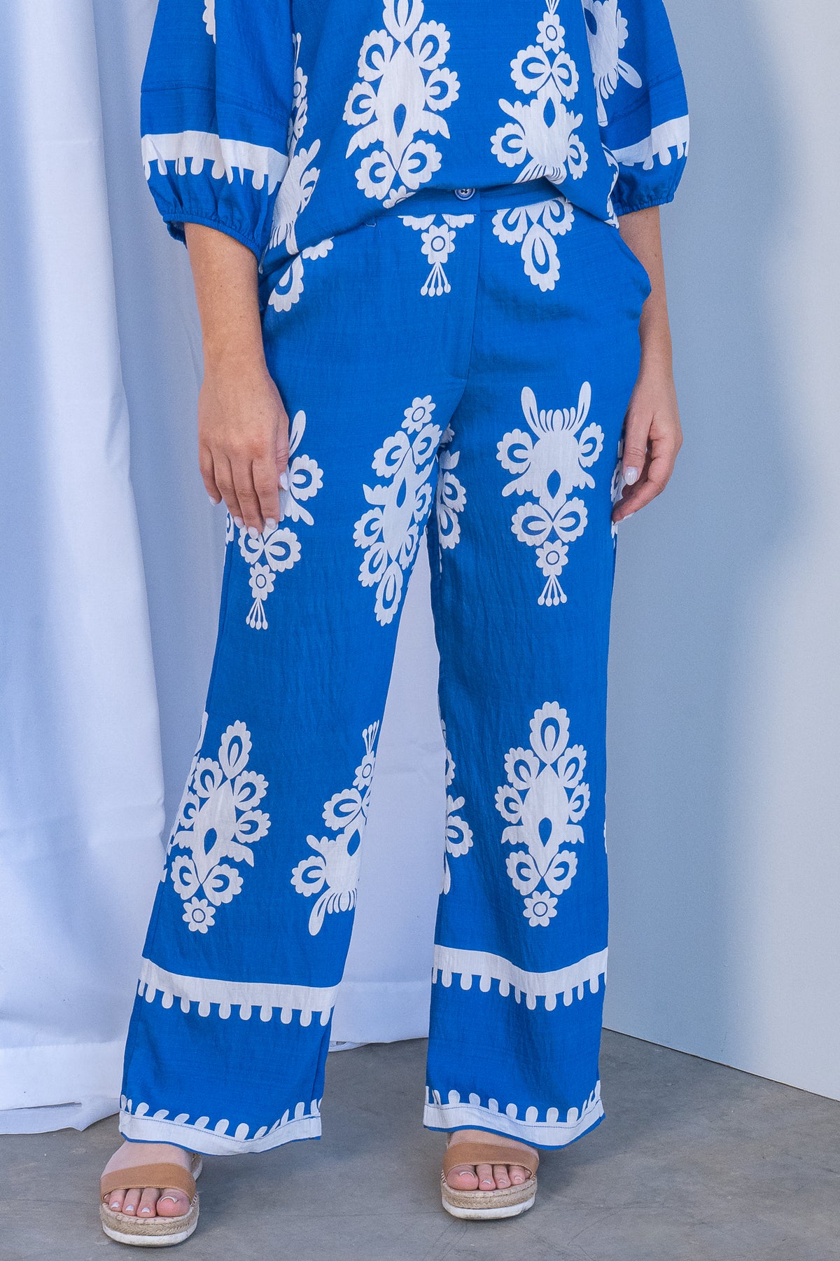 Whitney Pants in Cobalt