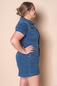 Wilder Playsuit in Mid Blue - Silent Theory