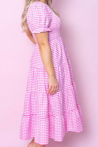 Margot Dress in Fuchsia