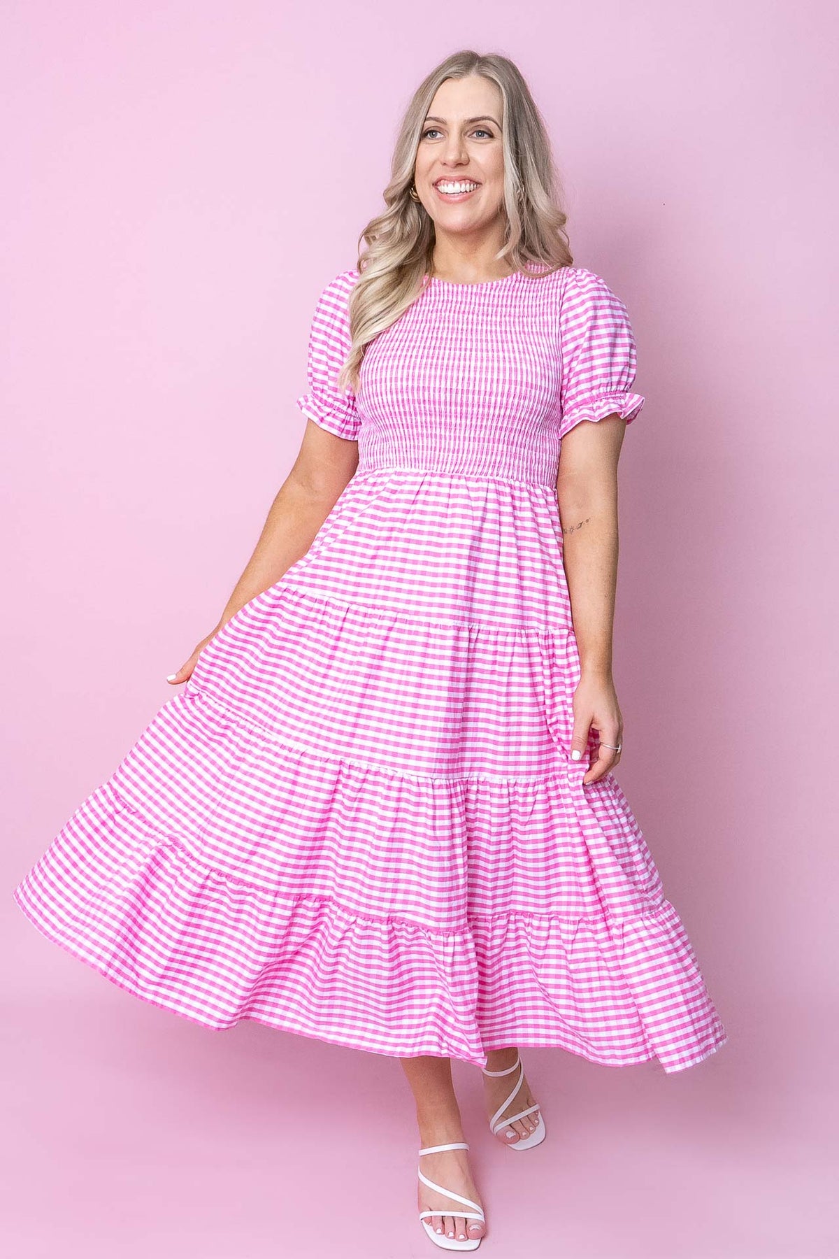 Margot Dress in Fuchsia